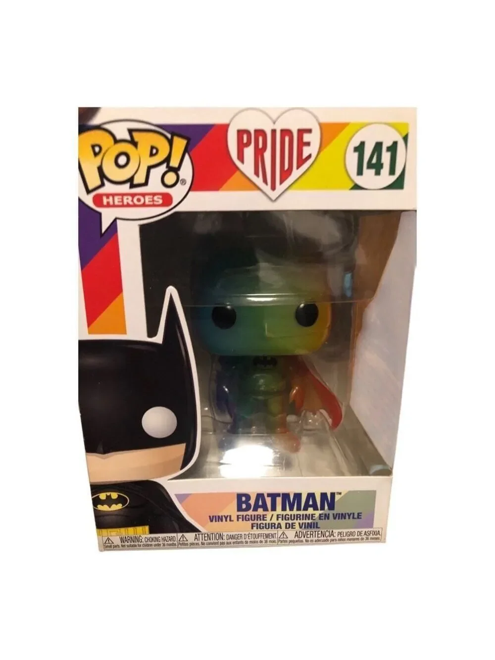Funko Pop! Heroes: Pride 2020 - Batman (Rainbow), 3.75 inches